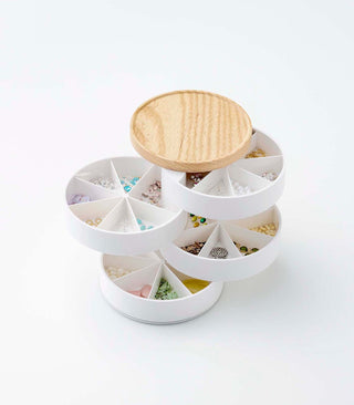 Stacked Jewelry Organizer - Sectioned - By Baano