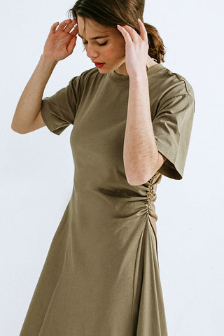 RIGHT ON CUE KNIT MIDI DRESS - By Baano