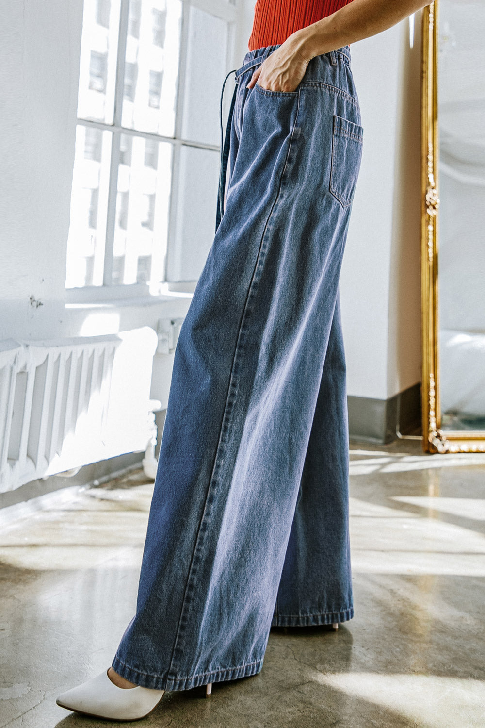 EVERYTHING COUNTS DENIM PANTS - By Baano