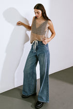 SHE'S A SWEET TALKER DENIM PANTS - By Baano