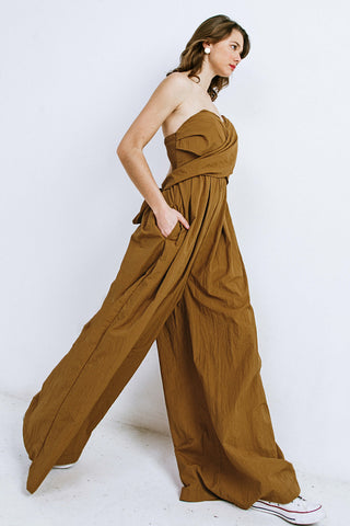 THINK ABOUT ME WOVEN JUMPSUIT - By Baano
