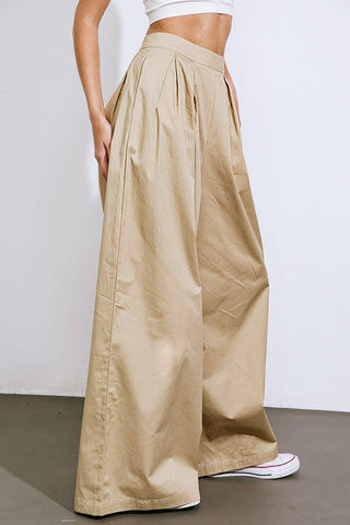 IT'S PERFECT TIMING WOVEN PANTS - By Baano