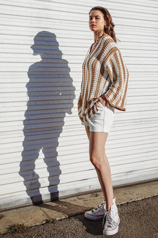 SOMETHING TO SAY KNIT TOP - By Baano