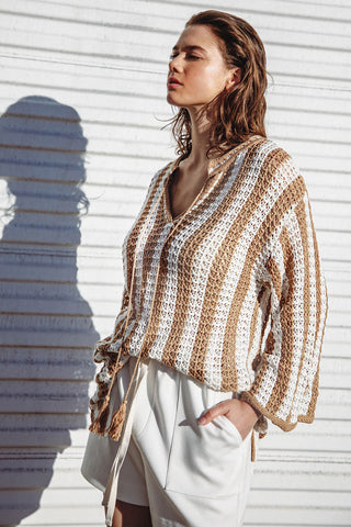 SOMETHING TO SAY KNIT TOP - By Baano
