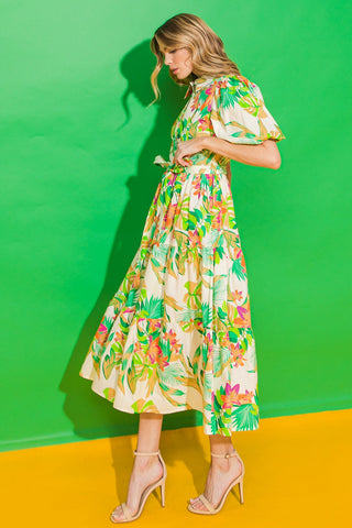 YOU KNOW ME SO WELL POPLIN MIDI SHIRT DRESS - By Baano
