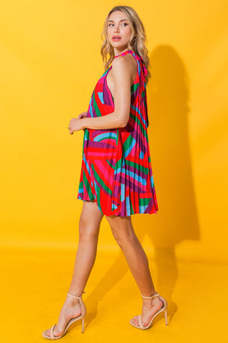 FOREVER UNIQUE WOVEN MINI DRESS - By Baano