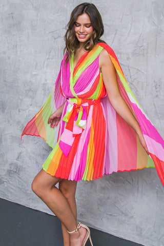 DANCE THE NIGHT WOVEN MINI DRESS - By Baano
