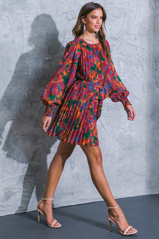 WASHED AWAY WOVEN MINI DRESS - By Baano