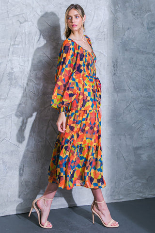 NOTHING WAS THE SAME WOVEN MIDI DRESS - By Baano