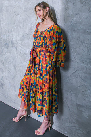 NOTHING WAS THE SAME WOVEN MIDI DRESS - By Baano