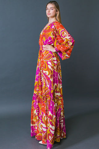 READY FOR THE SPOTLIGHT WOVEN MAXI DRESS - By Baano