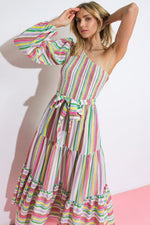 NO MATTER WHERE I GO WOVEN MIDI DRESS - By Baano