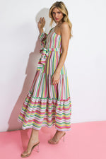 NO MATTER WHERE I GO WOVEN MIDI DRESS - By Baano