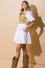 IN MY FEELINGS WOVEN MINI DRESS - By Baano