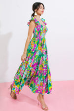 LOVE HAZE WOVEN MIDI DRESS - By Baano