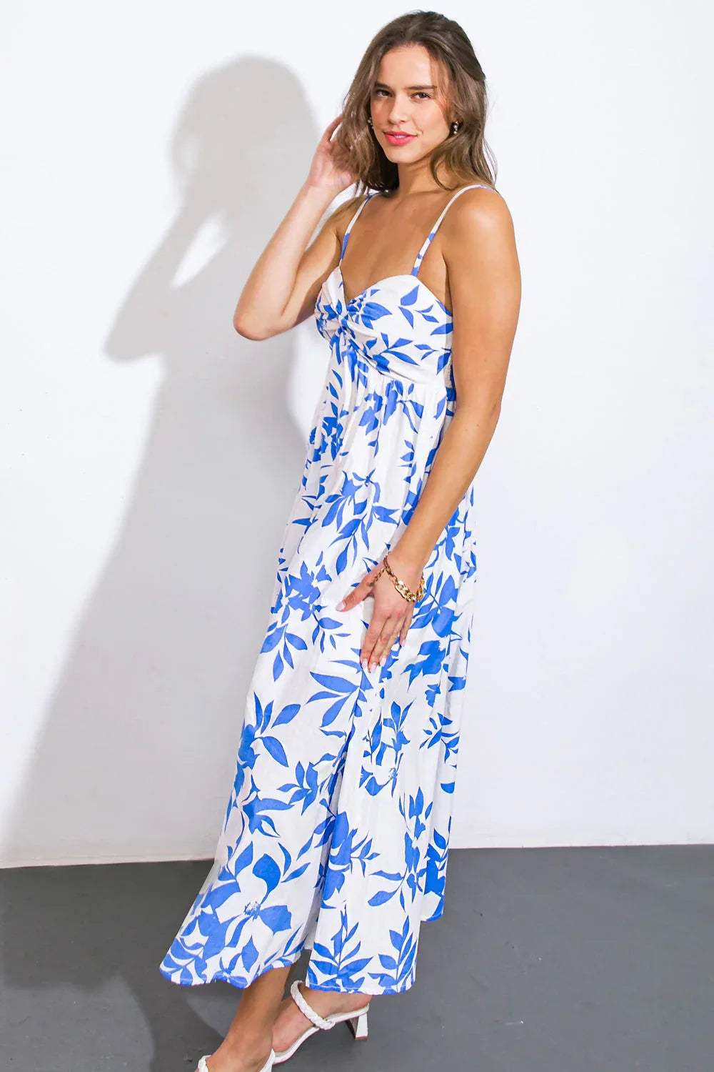 ACTIVE HIBERNATION WOVEN MIDI DRESS - Glamourous Grace