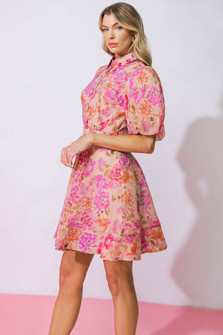MY ONLY DESIRE WOVEN MINI DRESS - By Baano