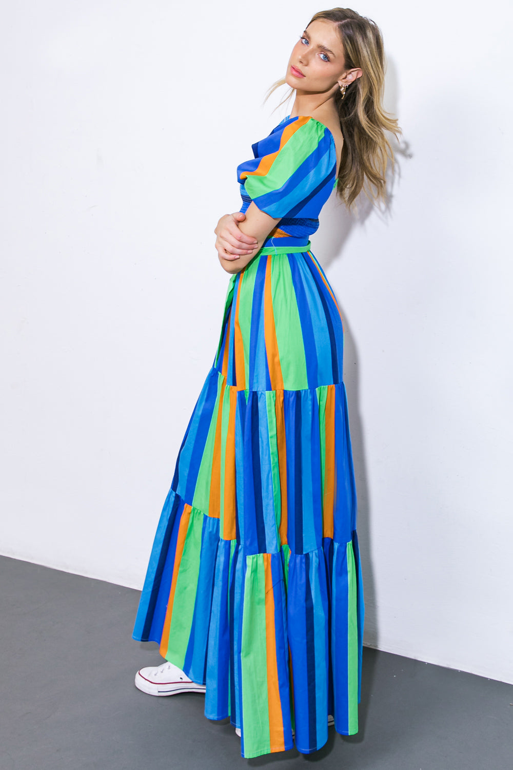 ALL ABOUT THE VIBE WOVEN MAXI DRESS - By Baano
