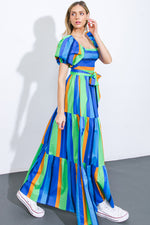 ALL ABOUT THE VIBE WOVEN MAXI DRESS - By Baano