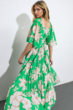 MESSAGE IN A BOTTLE WOVEN MIDI DRESS - By Baano