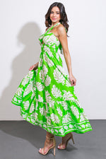 CAUSE A SCENE WOVEN MIDI DRESS - By Baano