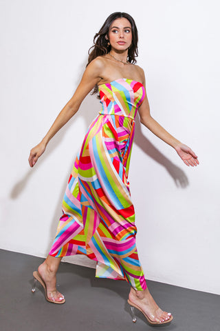 I'VE SEEN IT ALL WOVEN MIDI DRESS - By Baano