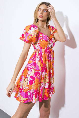 SWEET HARMONY WOVEN MINI DRESS - By Baano