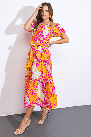 SCENIC OUTINGS WOVEN MINI DRESS - By Baano