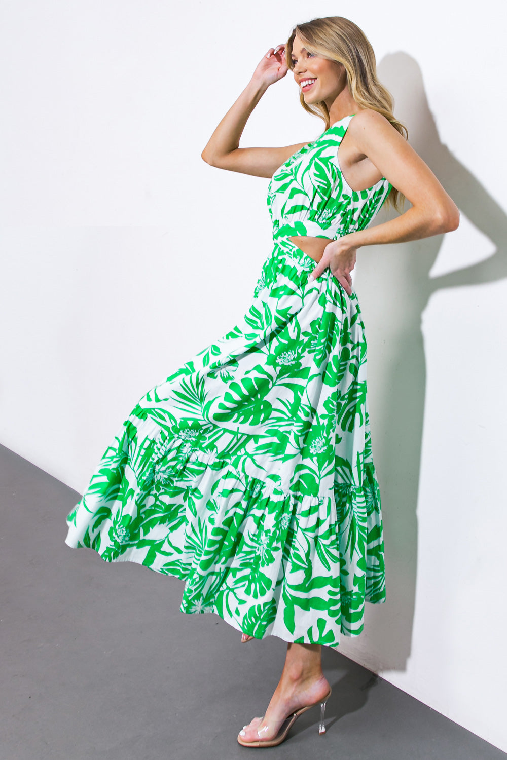 LIVE YOUR TRUTH WOVEN MIDI DRESS - By Baano