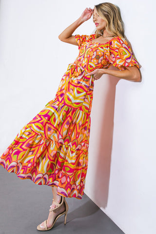 IT'S YOUR PLACE WOVEN MIDI DRESS - By Baano