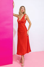 BEYOND WORDS WOVEN MIDI DRESS - By Baano