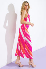 SPRING FLING WOVEN MIDI DRESS - By Baano
