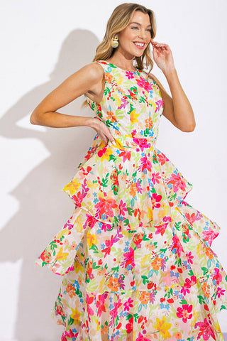 DEL REY HIGH RISE WOVEN MAXI DRESS - By Baano