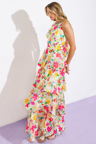 DEL REY HIGH RISE WOVEN MAXI DRESS - By Baano
