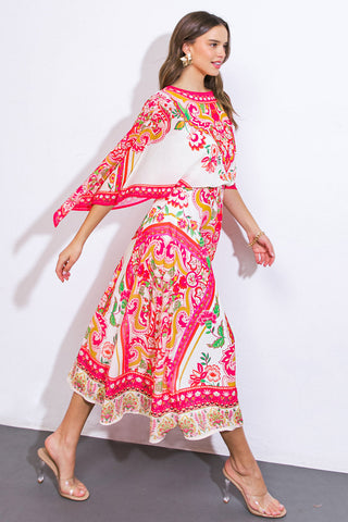 STUCK ON YOU WOVEN MIDI DRESS - By Baano