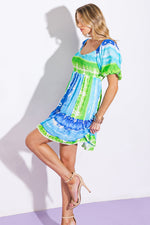 ESSENCE OF SUMMER WOVEN MINI DRESS - By Baano