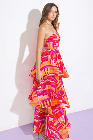 EVENING BREEZE WOVEN MAXI DRESS - By Baano