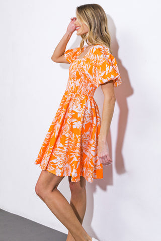 BRINGING THE DRAMA WOVEN MINI DRESS - By Baano
