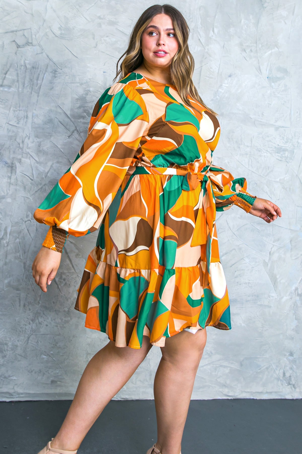 FEEL HAPPINESS WOVEN MINI DRESS - By Baano