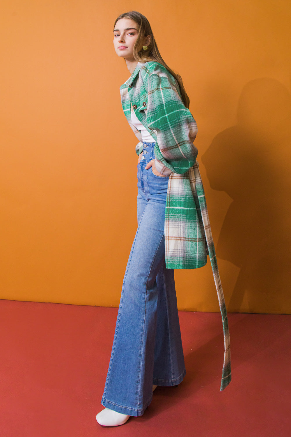 SWEET EVENINGS WOVEN MIDI JACKET - By Baano