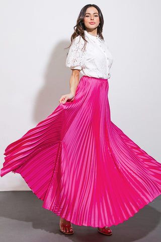 MAKE NO MISTAKES WOVEN MIDI SKIRT - By Baano