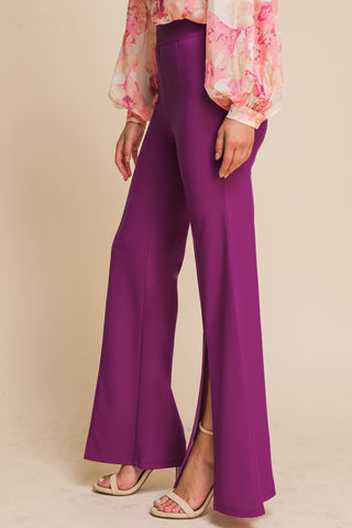 HEY DARLING WOVEN FLARE PANTS - By Baano