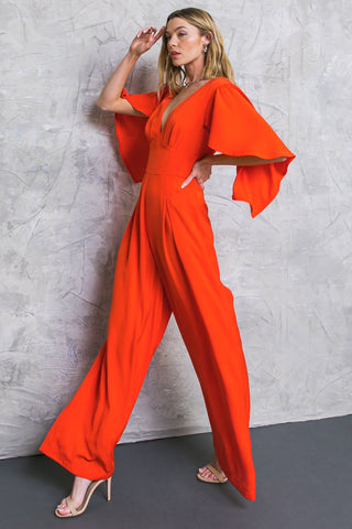 RAISED ON PROMISES STARS WOVEN JUMPSUIT - By Baano