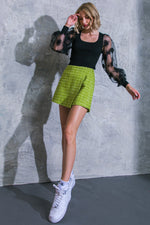 LOVE ME TONIGHT TWEED SKORT - By Baano