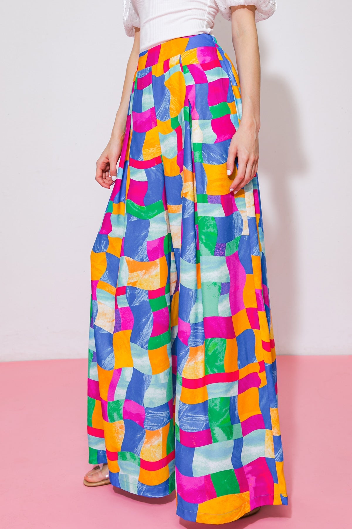 LOVELY STATEMENT WOVEN PANTS - By Baano