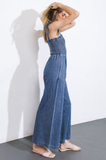GETTING IT DONE DENIM JUMPSUIT - By Baano