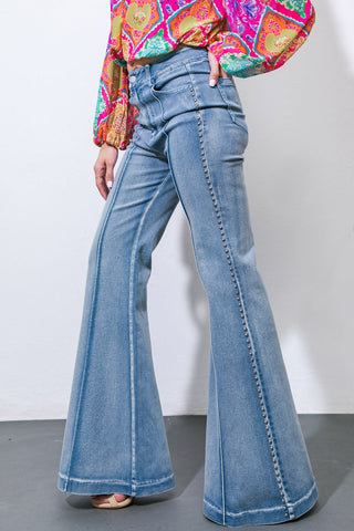 SWEET SUNSET DENIM PANTS - By Baano