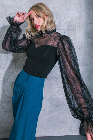 SWEETEST SENSE POLKA DOT TOP - By Baano