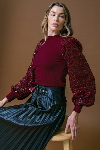 FEELING THE FUN SWEATER TOP - By Baano