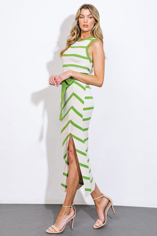 WHEN YOU'RE READY SWEATER MIDI DRESS - By Baano